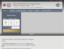 Tablet Screenshot of hotelbologna.com